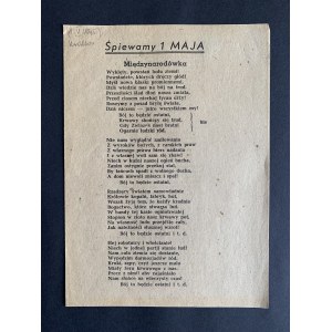 Das Singen des 1. Mai. Kraków [01.05.1945].
