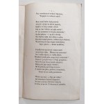 [Wielka Emigracja] Łuszczewska Jadwiga - Do młodzieży polskiej wiersz improwizowany w Szkole Polskiej na Batignolles w Paryżu dnia 29 grudnia 1860 roku. Paryż [1860]