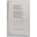 [Łuszczewska Jadwiga - An die polnische Jugend ein Gedicht, improvisiert in der polnischen Schule in Batignolles, Paris, 29. Dezember 1860. Paris [1860].