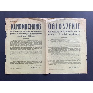 [Afish] Ankündigung. Lublin [23.09.1916].