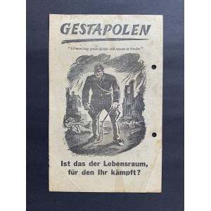 [Flyer] Gestapolen [1940].