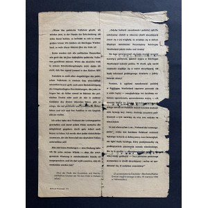 [Leaflet] Speech by Gauleiter and Reichsstathater Hohensalza (Inowrocław) [10.06.1944].