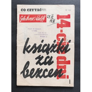 [Berman]/[Katalog] Co czytać. Nr 2. Warszawa [1935]