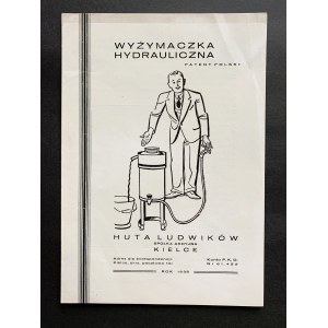 [Flyer] Hydraulic Flender. Huta Ludwików S.A. Kielce [1936].