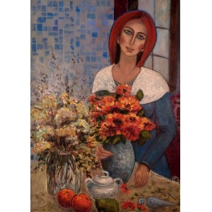 Krystyna Ruminkiewicz, Such one flower-loving person, 2023
