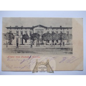 Nędza pri Raciborzi, železničná stanica, 1899