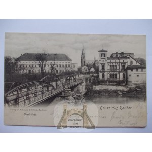 Racibórz, Ratibor, Brücke, ca. 1904