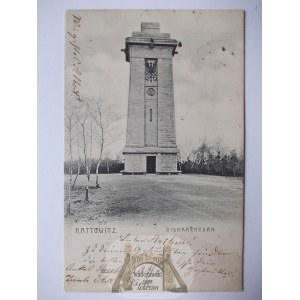 Katovice, Kattowitz, vyhliadková veža, 1906