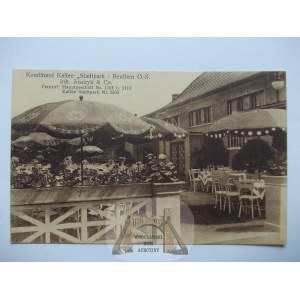Bytom, Beuthen, Stadtpark Café, circa 1930.