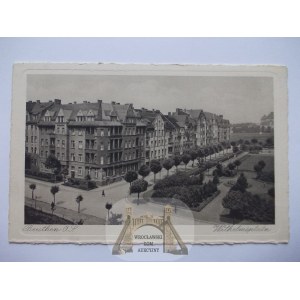 Bytom, Beuthen, Wilhelmovo námestie, asi 1924