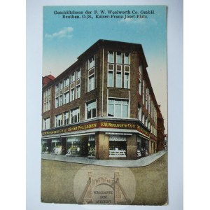 Bytom, Beuthen, obchodní dům, Woolworth, kolem roku 1920.