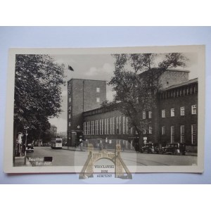 Bytom, Beuthen, train station, ca. 1930