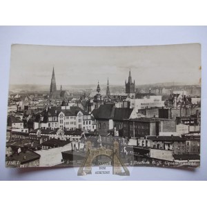 Bytom, Beuthen, zdjęciowa panorama, 1940