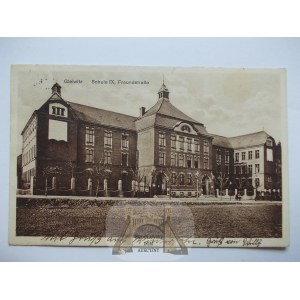Gliwice, Gleiwitz, škola č. IX, 1935