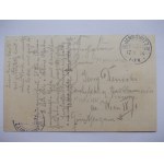 Miedzina u Pszczyny, hostinec, škola, pošta, 1914