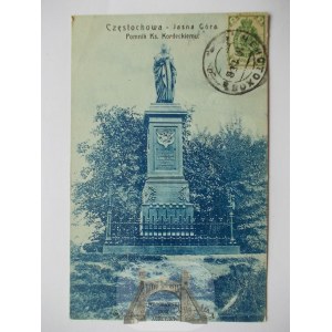 Częstochowa, pomnik Kordeckiego, 1908
