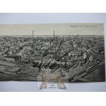 Ruda Śląska, Nowy Bytom, rozkladacia panoráma, vydanie Dr. Trenklera, cca 1908