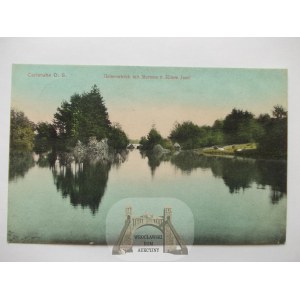 Mier, Carlsruhe, rybník, 1910