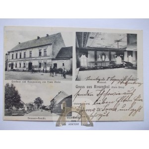Różyna bei Brzeg, Gasthaus, 1905