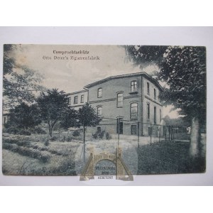 Komprachcice pri Opole, továreň na cigary, 20. roky 20. storočia