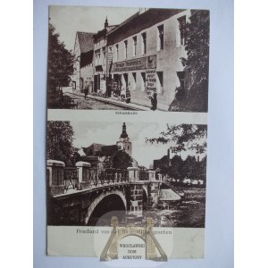 Korfantów, Friedland, bridge and street, 1929