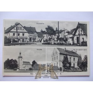 Jasienica Dolna k. Nysa, kościół, fundacja, ulica, 1942