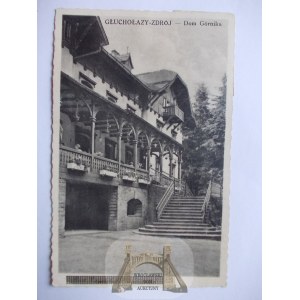 Głuchołazy, Ziegenhals, Dom Górnika, ok. 1940 (wysłana po 1945)
