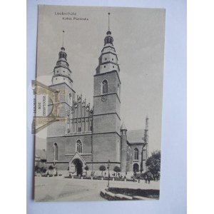 Głubczyce, Leobschutz, kościół parafialny, ok. 1914