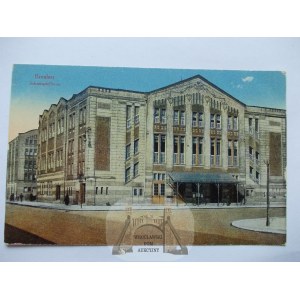 Wrocław, Breslau, Teatr - Schauspielhaus, ok. 1916