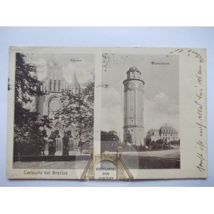 Wrocław, Breslau, Karłowice, water tower, ca. 1930