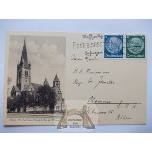 Wrocław, Breslau, kościół Karola Boromeusza, 1936