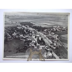 Borów bei Strzelin, Luftbildpanorama, 1937