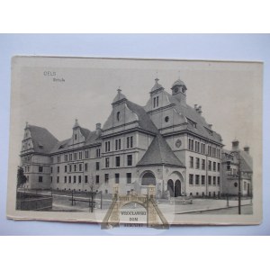 Oleśnica, Oels, Szkoła, ok. 1920