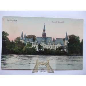 Brzeg Dolny, Dyhernnfurt, palác, pekné farby, asi 1910