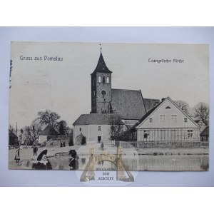 Domaslaw near Wroclaw, church, 1910