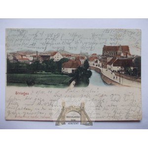 Strzegom, Striegau, Rundblick, 1900