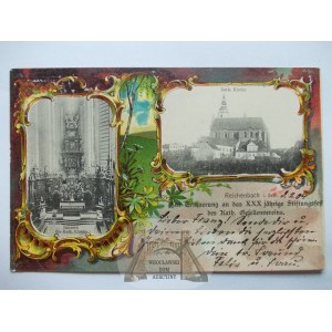 Dzierżoniów, Reichenbach, church, jubilee, 1904