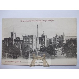 Dzierżoniów, Reichenbach, Brauerei Sonntag und Bongoll, ca. 1910