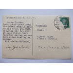 Pieszyce, Peterswaldau, store, private card, 1928