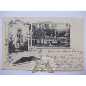 Lubawka, Liebau, Gasthaus, Aussichtsturm, 1899