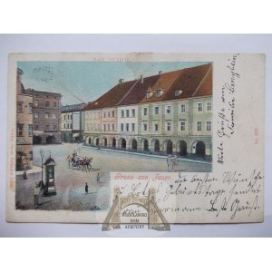 Jawor, Jauer, Market Square, 1906