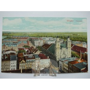 Głogów, Glogau, Rundblick, um 1910