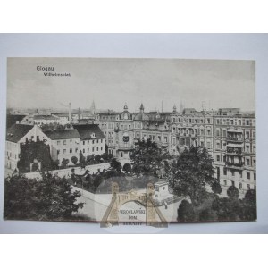 Głogów, Glogau, Wilhelmplatz, ca. 1920