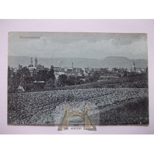 Radków, Wunschelburg, panorama, cca 1908