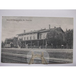 Świerki Kłodzkie near Nowa Ruda, train station, 1925