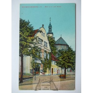 Kowary, Schmiedeberg, kostol, cca 1920