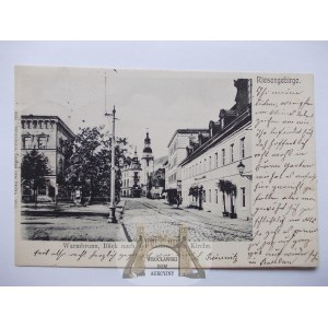 Cieplice, Warmbrunn, ulica, 1904