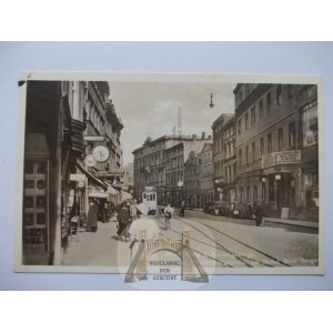 Jelenia Góra, Hirschberg, ulica Hindenburga, ok. 1938