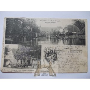 Sulków, Schonberg, kąpielisko, Leśny zameczek, 1907