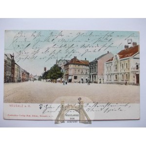 Nowa Sól, Neusalz, Rynek, ok 1903 (wysłana w 1919)